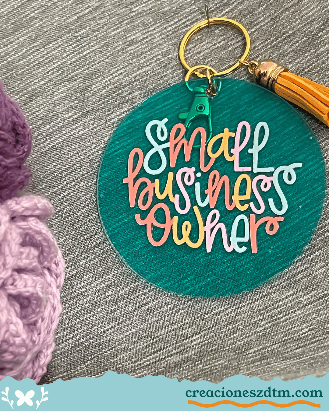 Small Business Owner Keychain - Creaciones ZDTM