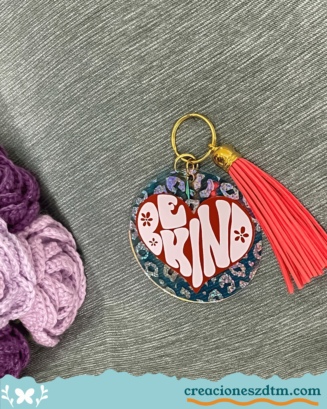 Be Kind Keychain - Creaciones ZDTM