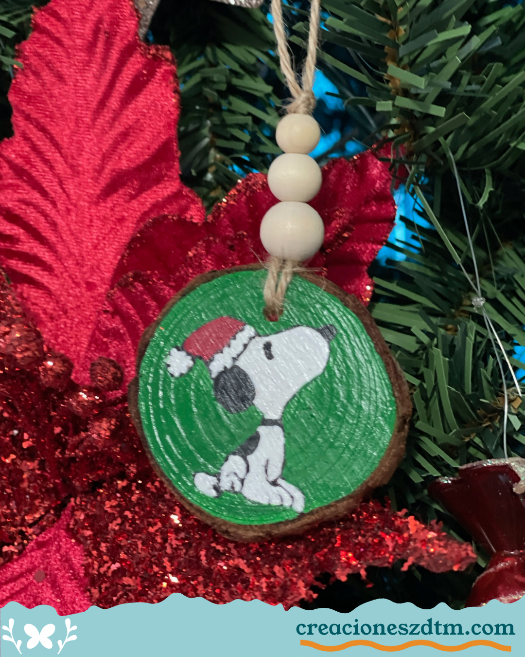 Snoopy Tree Ornament - Creaciones ZDTM