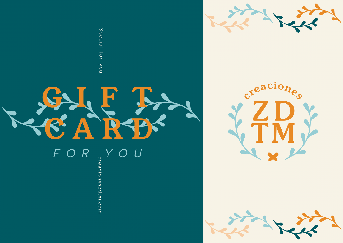 Creaciones ZDTM Gift Card - Creaciones ZDTM