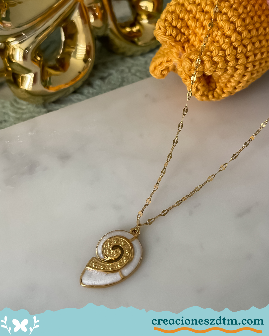 White Conch Necklace