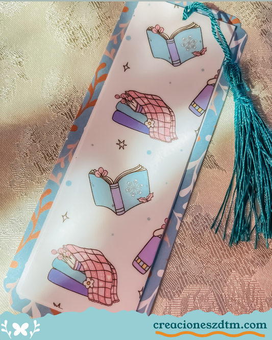 Blanket and Books Bookmark