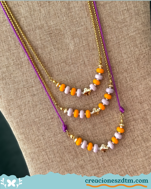 Pasos del sol - Collar