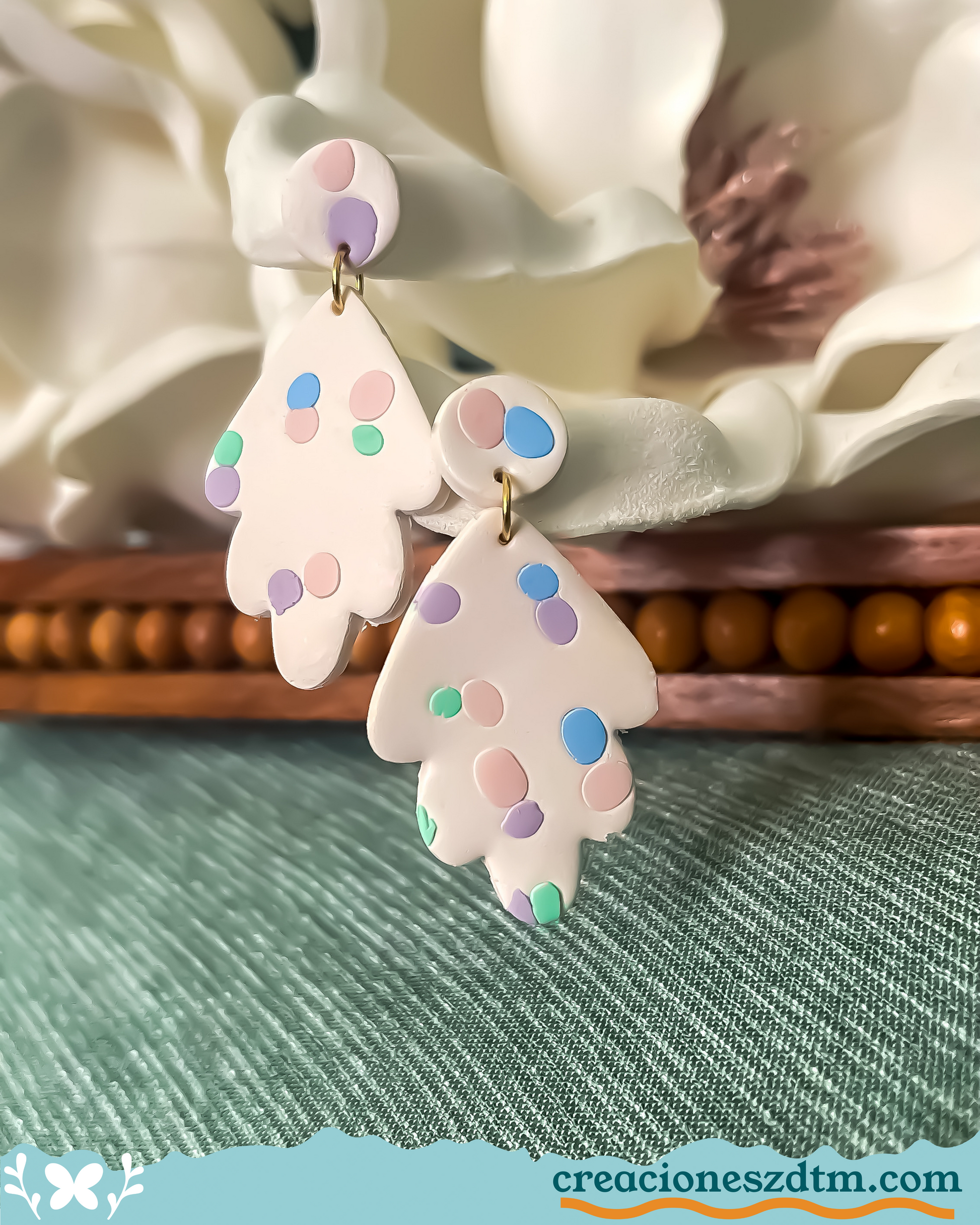 Polka Dots Earrings - Creaciones ZDTM