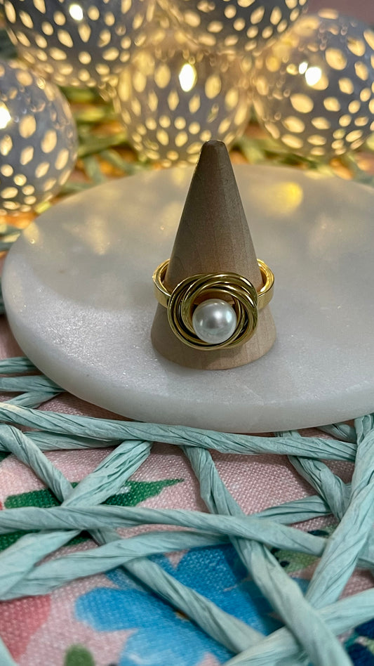 Love the Pearl Ring - Creaciones ZDTM