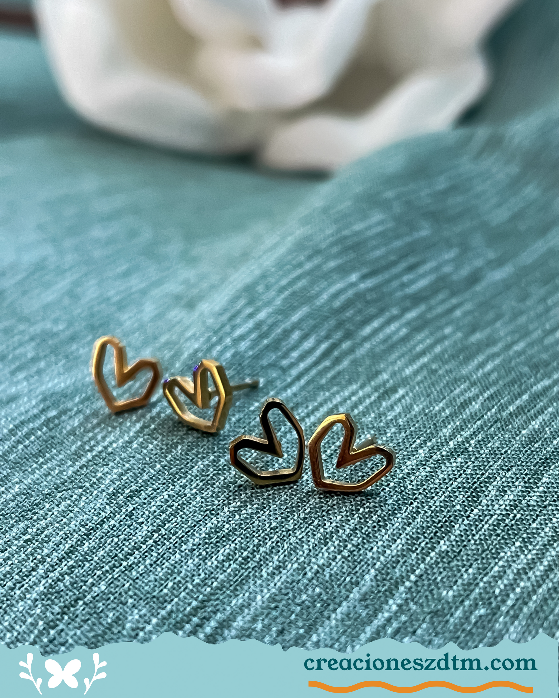 Heart Shape Earring - Creaciones ZDTM